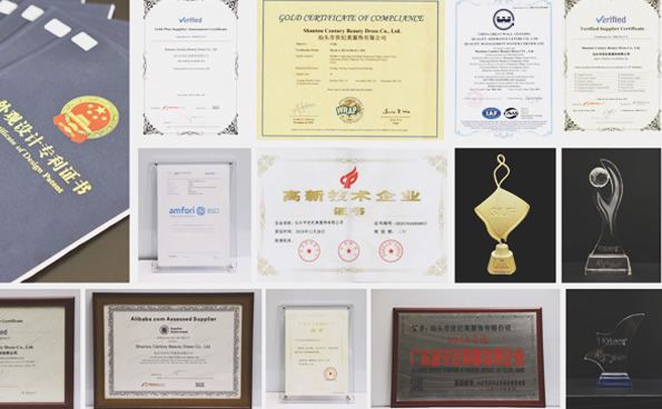 超100項(xiàng)專(zhuān)利與版權(quán)、BSCI、WRAP、ISO9001等資質(zhì)認(rèn)證